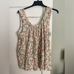 Natural Life tank top. Semi Open back size medium. Never been worn!